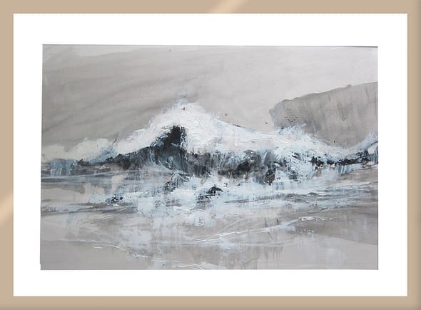 'Breaking Wave on a Weather Shore'